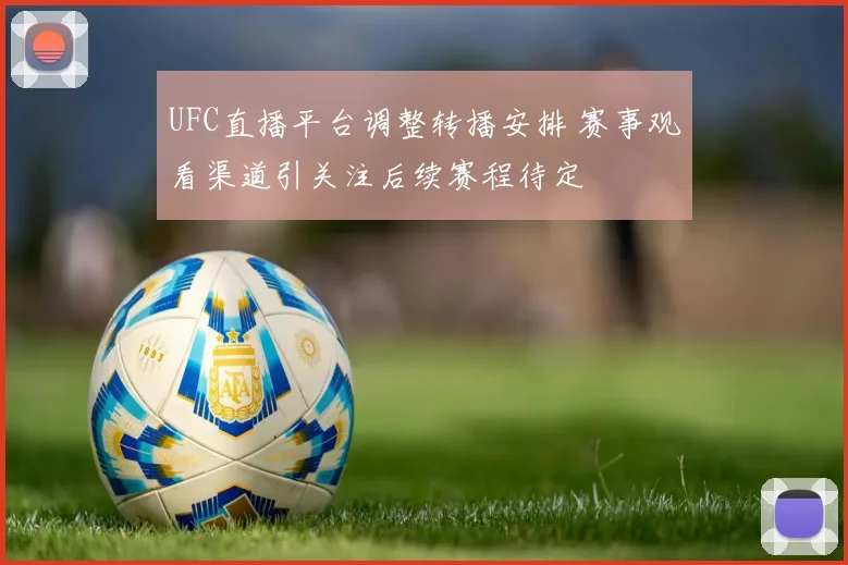 UFC直播平台调整转播安排 赛事观看渠道引关注后续赛程待定